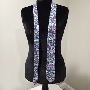 JOHNNIE BIGG 100% COTTON MULTI COLOURED FLORAL 3" TIE MEN